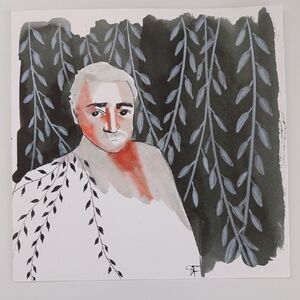 💙4/20 Ink Painting By Me